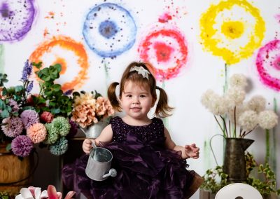 children's photo session with many themes in studio photo