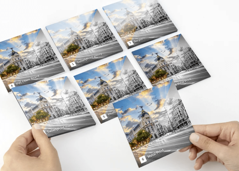 wasll art samples in the studio