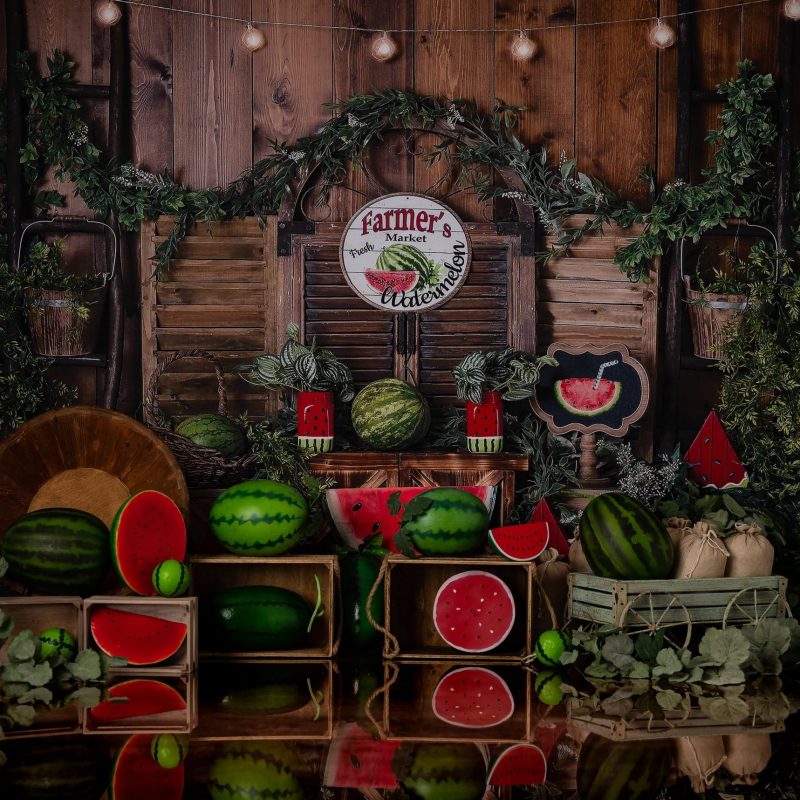 sweeet watermelon theme for milestone session