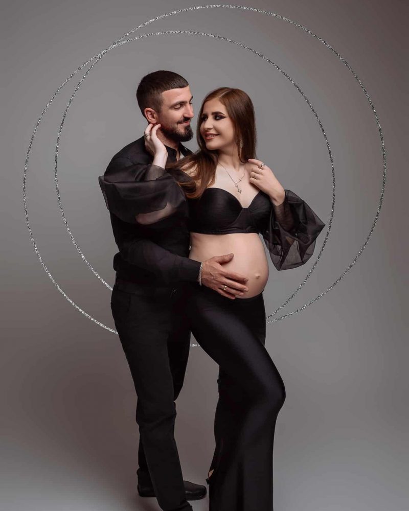 Celebrate your glow in romantic elegance