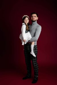 Professional family photoshoot extended family studio UK