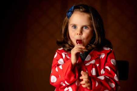 Personal portrait photography intimate close-up session