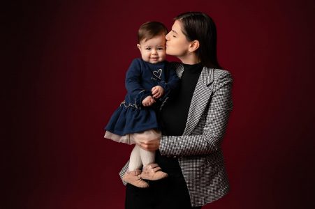 Family photography extended family studio indoor setting
