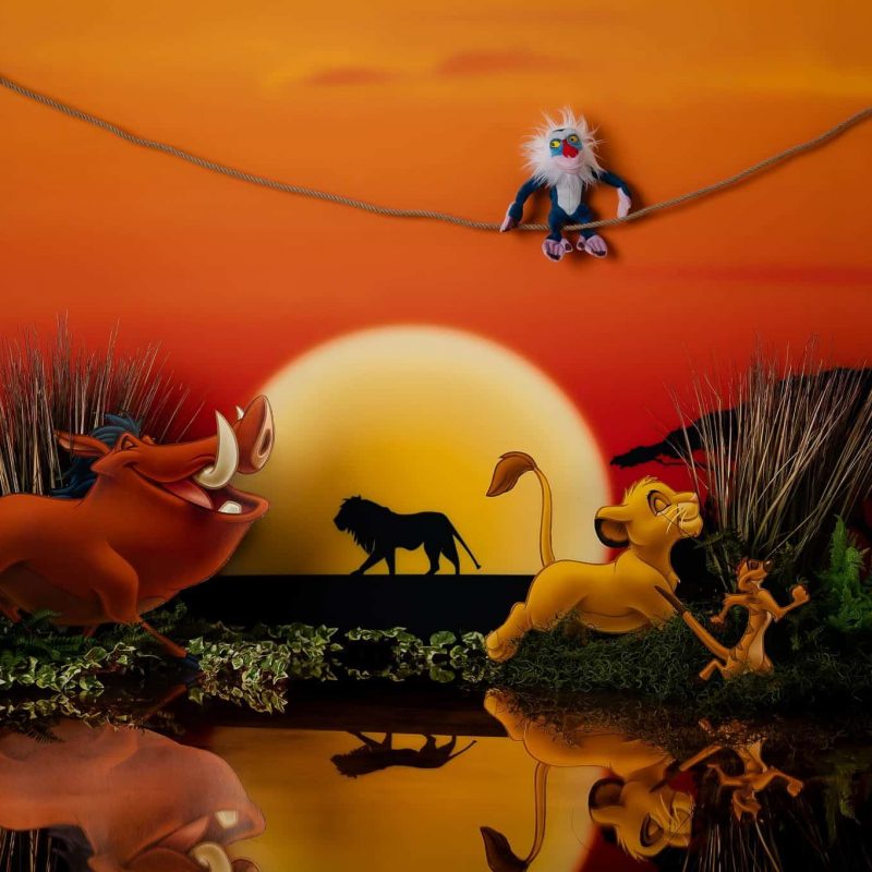 the lion, in the desert theme for children sessions