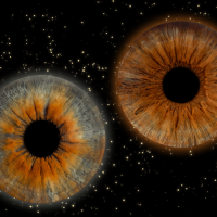 cosmic hallow iris photography effect, outer glow cosmic hallow iris photography effect, outer glow