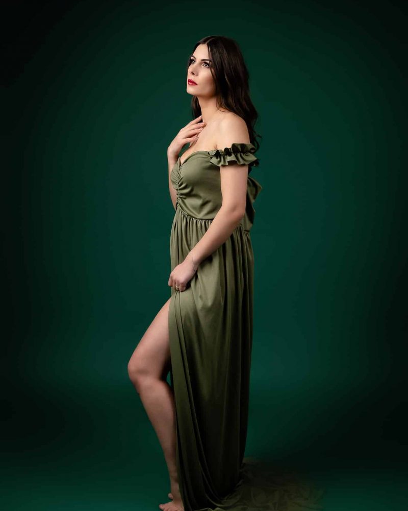 Timeless elegance meets modern maternity style