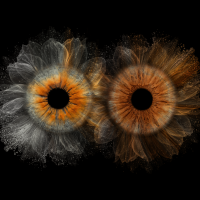 iris photography dual irises flower effect iris photography services in the studio, iris photography dual irises flower effect