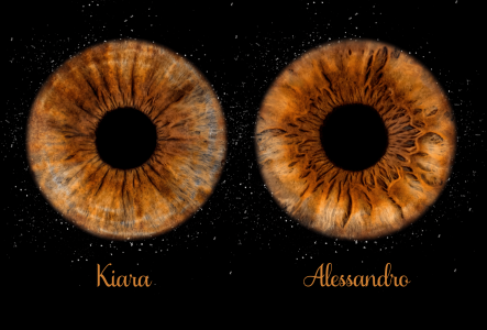 2 iris photography with star effect and names 2 iris photos with star effect and names