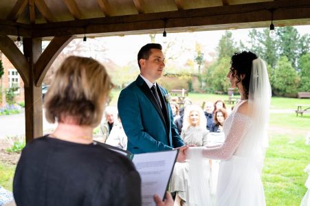 Romantic wedding portraits Buckinghamshire countryside